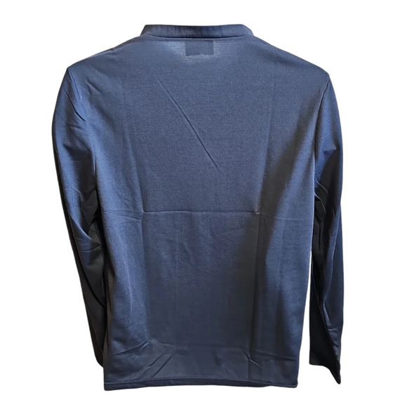 Vintage Tactics International Male Montreal Striped Shirt Large Blue 90s Club - Picture 3 of 6